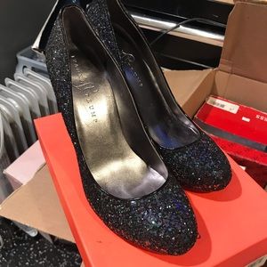 Ivanka Trump Multi color fabric high heels